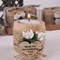 10 Pck Wood Tealight Candle Holder, Bridal Shower Tealight Holder Thank You Gifts, Wedding Party Favors for Guests, Wooden Cylinder Candle Holders for Table Centerpiece (Heart Tag, Light Brown)